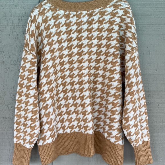 NWT Ava & Viv Houndstooth Sweater - Picture 8 of 9